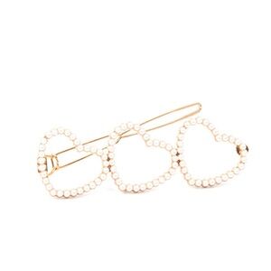 Love Struck - Gold Hair Clip Barrette